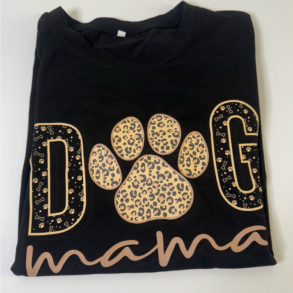 Dog Mama Black and Tan T-Shirt
